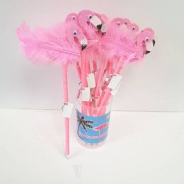 24 Wholesale Pen Flamingo