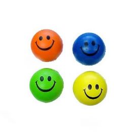 24 Wholesale Squeeze Ball Smiley Face