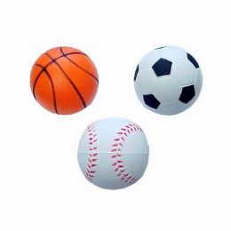 24 Wholesale Squeeze Sports Balls