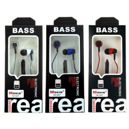 48 of Wholesale Classic Earbud Headphones In 3 Assorted Colors
