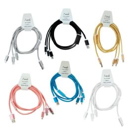 24 Wholesale Wholesale 4ft High Speed 3 In 1 Cable