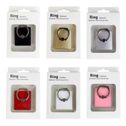 96 Wholesale Wholesale Phone Finger Ring Holder Kickstand In 6 Assorted Colors