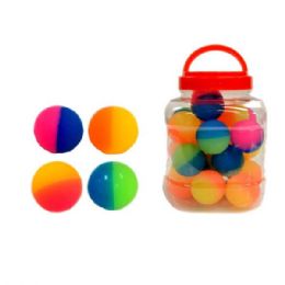 24 Wholesale HI-Bouncing Two Tone Balls