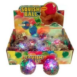 24 Wholesale Flashing Rainbow Beads Ball