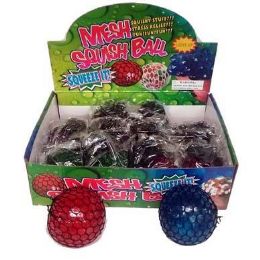 24 Wholesale Flashing Mesh Ball With Beads