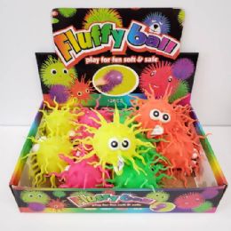 24 Wholesale Flashing Squiggly Puffer Ball
