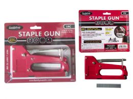 72 Pieces Staple Gun With 100 Staples 5.75" X 3.15" - Staples & Staplers