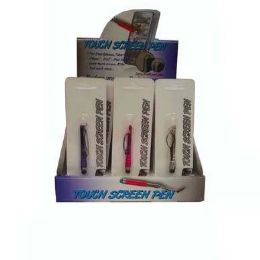 24 Wholesale Mini Stylus Assorted Colors