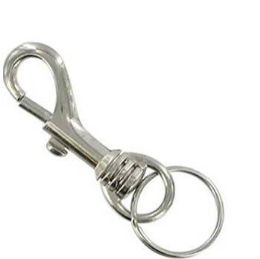 48 Wholesale Metal Clip Keychain