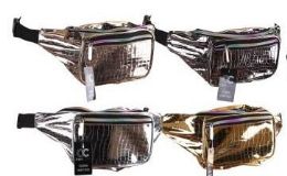24 Pieces Animal Print Metallic Fanny Pack - Fanny Pack