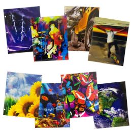 96 Wholesale Wholesale Kids Portfolio Folder In 2 Assorted Prints