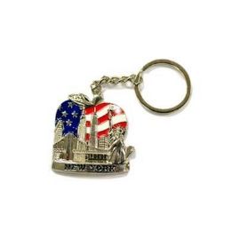 48 of New York Metal Keychain