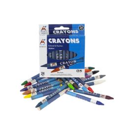 144 Pieces Wholesale Kids Crayons In 24 Assorted Colors - Crayon