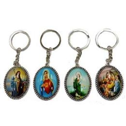 24 of Religious Oval Keychain