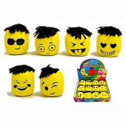 48 Wholesale Funny Face Mood Ball