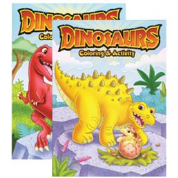48 Wholesale Dinosaurs Coloring & Activity Book