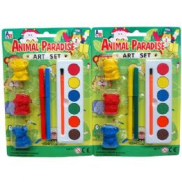 48 Wholesale Animal Art Play Set