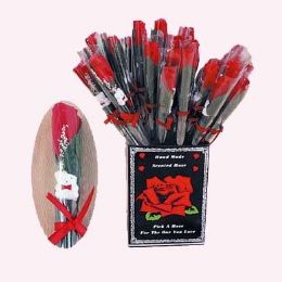 36 Pieces Valentine 14 Inch Red Roses - Valentine Decorations
