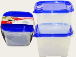 48 of 2 Piece Square Food Containers