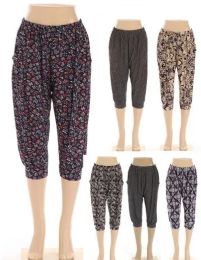 72 Pairs Womens Fashion Assorted Syle Pants - Womens Capri Pants