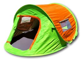 2 Pieces Two Tone Pop Up Camping Tent - Camping Gear