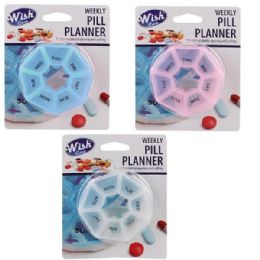 48 Pieces Wish Care Pill Box Weekly - Pill Boxes and Accesories