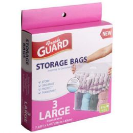 72 Bulk 3 Pack Large Storage Bag