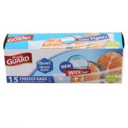 72 Wholesale 15 Count Quart Freezer Bag