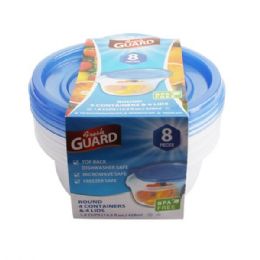 24 Wholesale 8 Pack Round Food Container