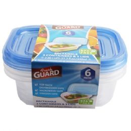 24 Wholesale 6 Pack Round Food Container