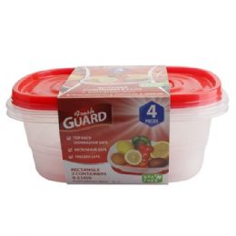 48 Wholesale 4 Pack Rectangle Food Container