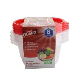 24 Wholesale 8 Pack Rectangle Food Container