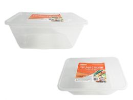 48 Wholesale 10pc Disposable Rect Food Containers