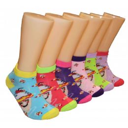 480 Pairs Women's Cupcake Low Cut Ankle Socks - Womens Ankle Sock