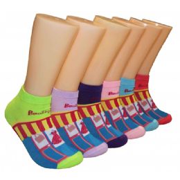 480 Pairs Women's Boutique Low Cut Ankle Socks - Womens Ankle Sock