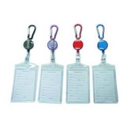 48 Pieces Id Holder W/retractable Cord - ID Holders