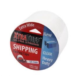 48 Wholesale Xtratuff 55 Yard Clear Extra Wide Packing Tape