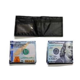 72 Wholesale Dollar Print Bifold Wallet