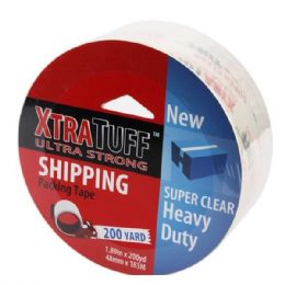 24 Wholesale Xtratuff 200 Yard Clear Packing Tape
