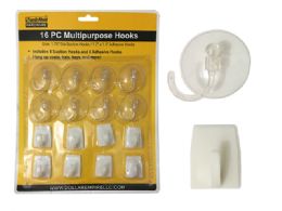 96 Units of 16pc Multipurpose Hooks - Hooks