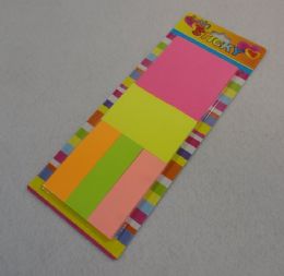 96 Wholesale Assorted Size Sticky Notes