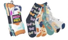 60 Bulk Women's Size 9-11 Soft And Comfortable Crew Socks In Assorted Styles