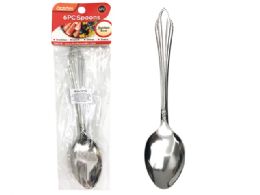 96 of 6pc Stainless Steel Spoons
