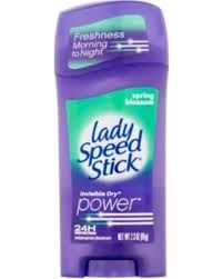 120 Pieces Lady Speed Stick Power Spring Blossom Deodorant Shipped By Pallet - Deodorant