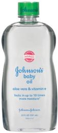 240 Pieces Johnson's Aloe Baby Oil Shipped By Pallet - Baby Beauty & Care Items