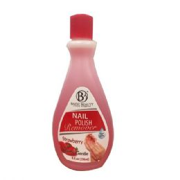 240 Wholesale Bazic Beauty Strawberry Nail Polish Remover Shipped By Pallet