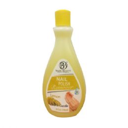240 Wholesale Bazic Beauty Lemon Nail Polish Remover Shipped By Pallet