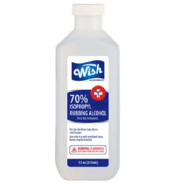 48 Pieces Wish 12 Oz 70% Rubbing Alcohol Shipped By Pallet - First Aid and Bandages