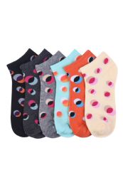 432 Pairs Girls Printed Casual Spandex Ankle Socks Size 4-6 - Girls Ankle Sock