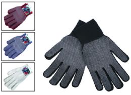 60 Units of Unisex Working Gloves With Gripper Palm - Winter Gloves